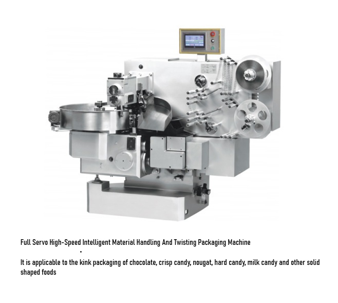 Confectionery Full Servo High-Speed Intelligent Material Handling And Twisting Packaging Machine